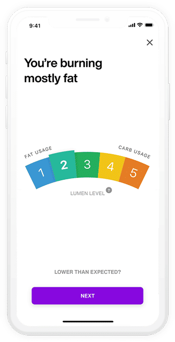 App Your burning mostly fat
